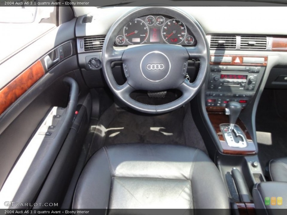 Ebony Interior Dashboard for the 2004 Audi A6 3.0 quattro Avant #51155900
