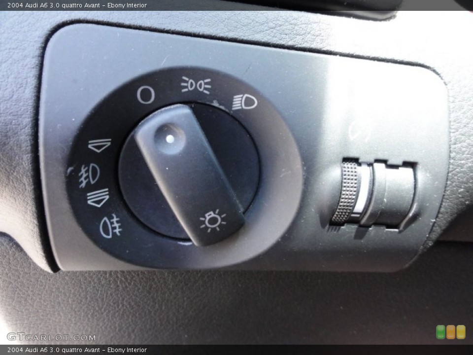 Ebony Interior Controls for the 2004 Audi A6 3.0 quattro Avant #51156233