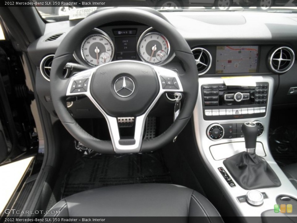 Black Interior Dashboard for the 2012 Mercedes-Benz SLK 350 Roadster #51156392