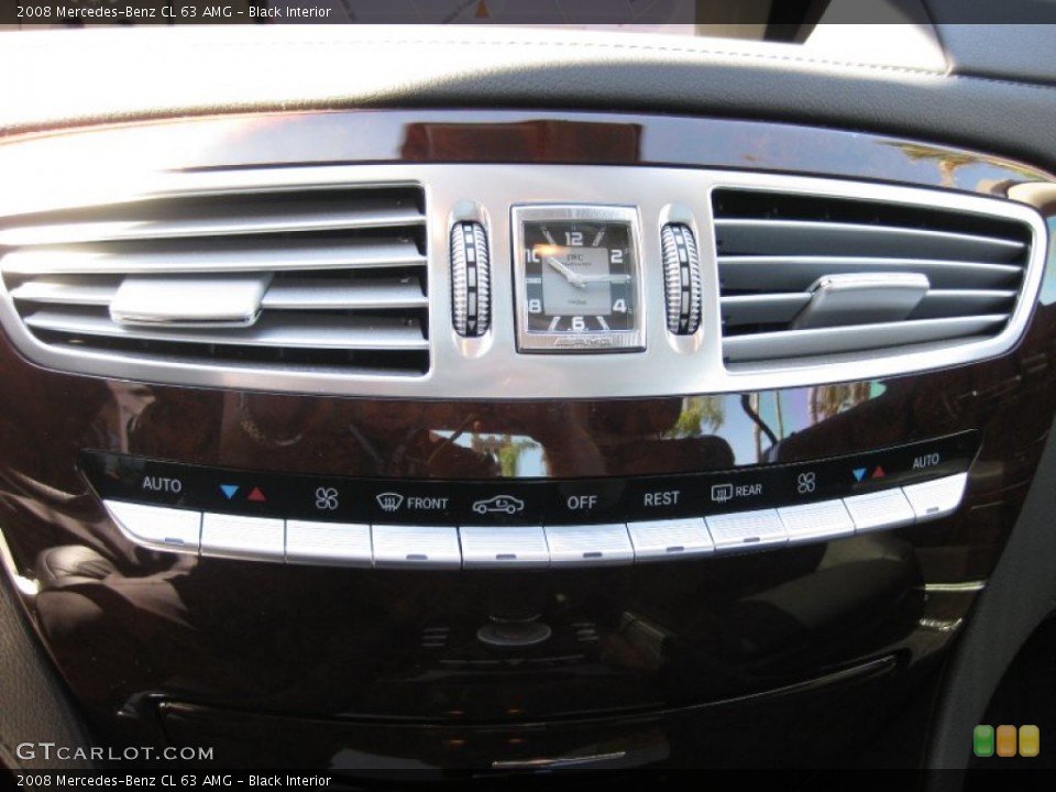 Black Interior Controls for the 2008 Mercedes-Benz CL 63 AMG #51156995