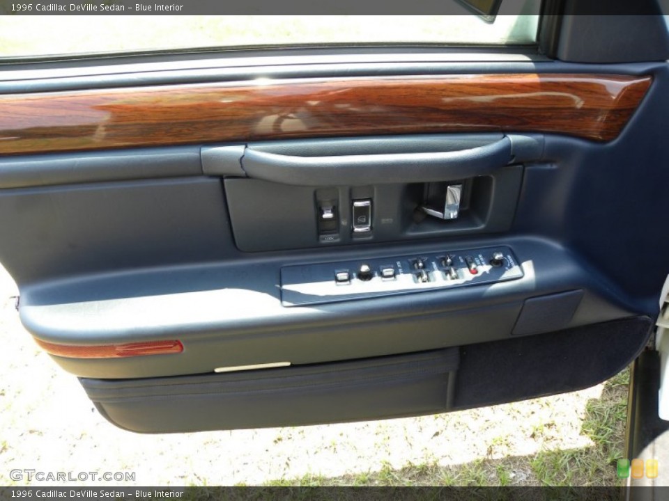 Blue Interior Door Panel for the 1996 Cadillac DeVille Sedan #51157445