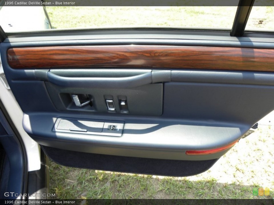 Blue Interior Door Panel for the 1996 Cadillac DeVille Sedan #51157532