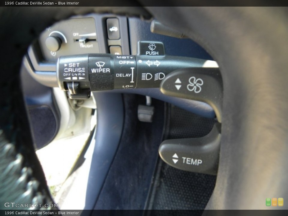 Blue Interior Controls for the 1996 Cadillac DeVille Sedan #51157694