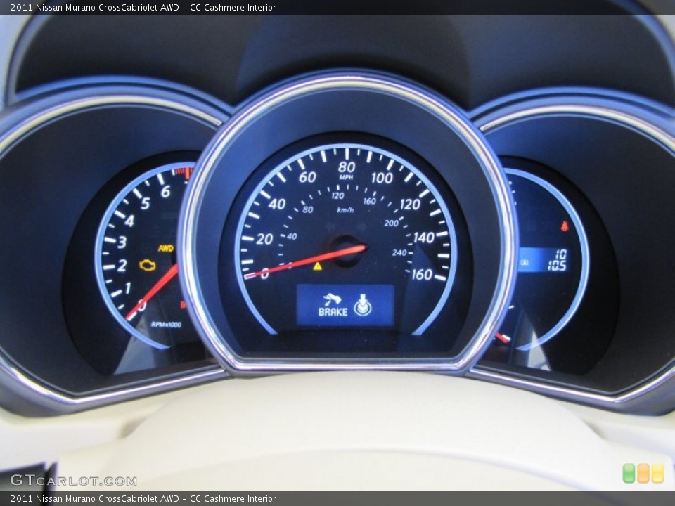 CC Cashmere Interior Gauges for the 2011 Nissan Murano CrossCabriolet AWD #51157793