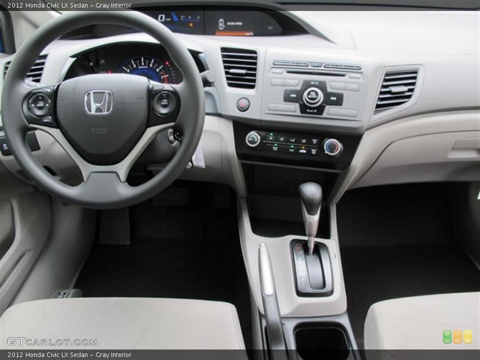 Gray Interior Dashboard for the 2012 Honda Civic LX Sedan #51158285