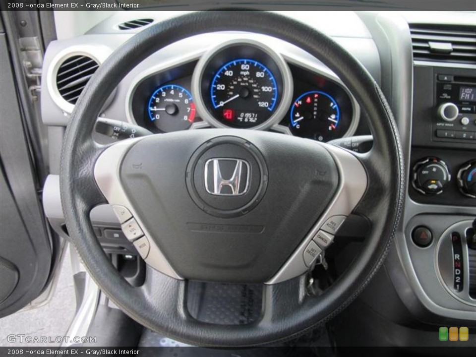 Gray/Black Interior Steering Wheel for the 2008 Honda Element EX #51158987