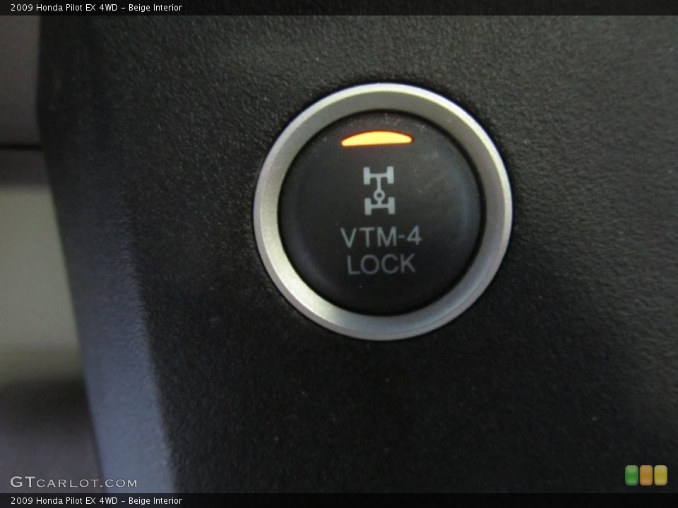 Beige Interior Controls for the 2009 Honda Pilot EX 4WD #51159842