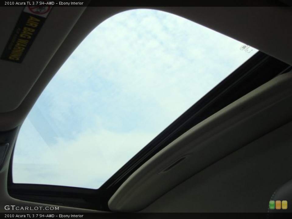 Ebony Interior Sunroof for the 2010 Acura TL 3.7 SH-AWD #51161571