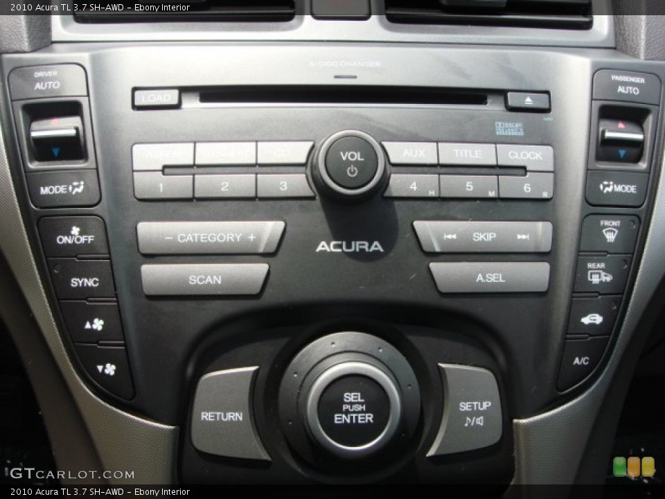 Ebony Interior Controls for the 2010 Acura TL 3.7 SH-AWD #51161628