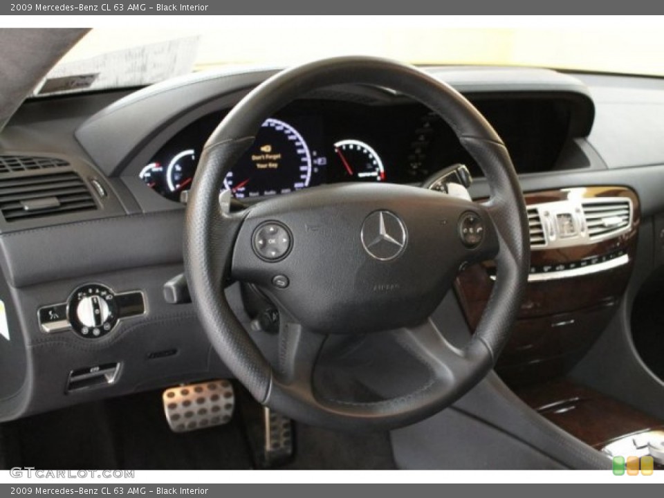Black Interior Dashboard for the 2009 Mercedes-Benz CL 63 AMG #51163749