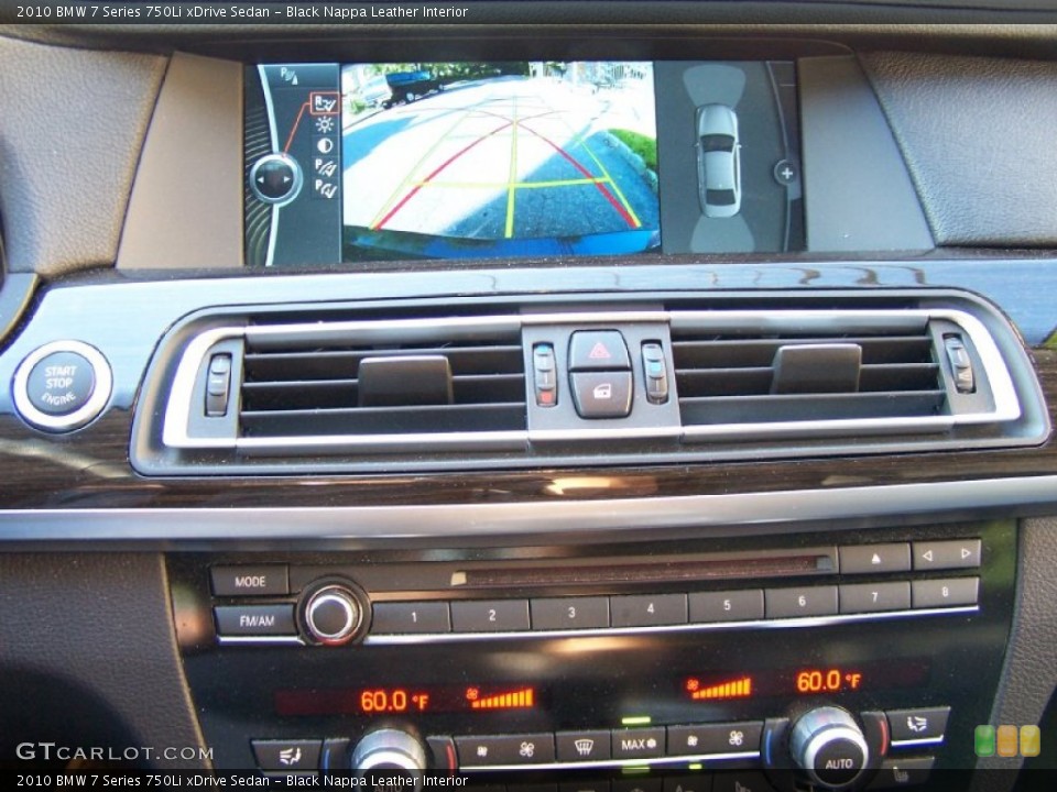 Black Nappa Leather Interior Controls for the 2010 BMW 7 Series 750Li xDrive Sedan #51165150