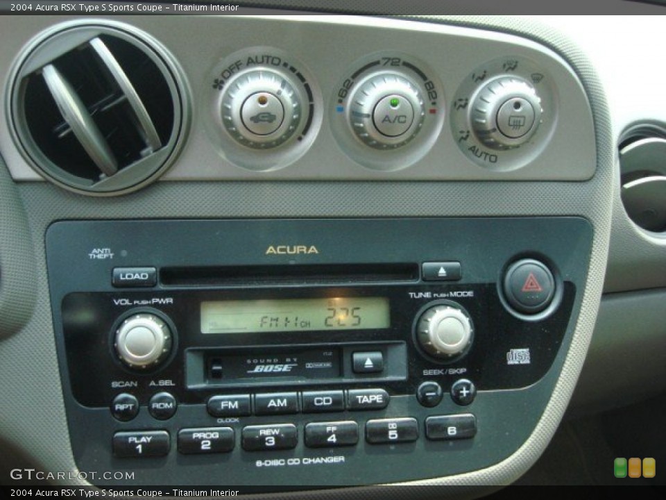 Titanium Interior Controls for the 2004 Acura RSX Type S Sports Coupe #51168864