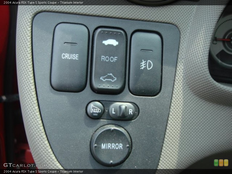 Titanium Interior Controls for the 2004 Acura RSX Type S Sports Coupe #51168894