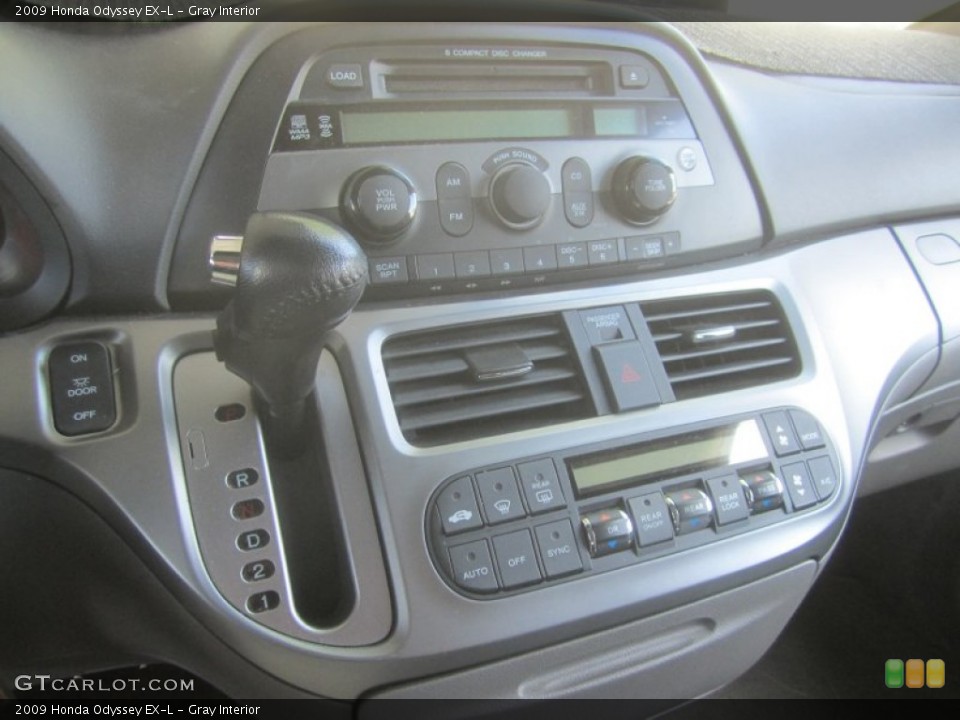 Gray Interior Controls for the 2009 Honda Odyssey EX-L #51169803