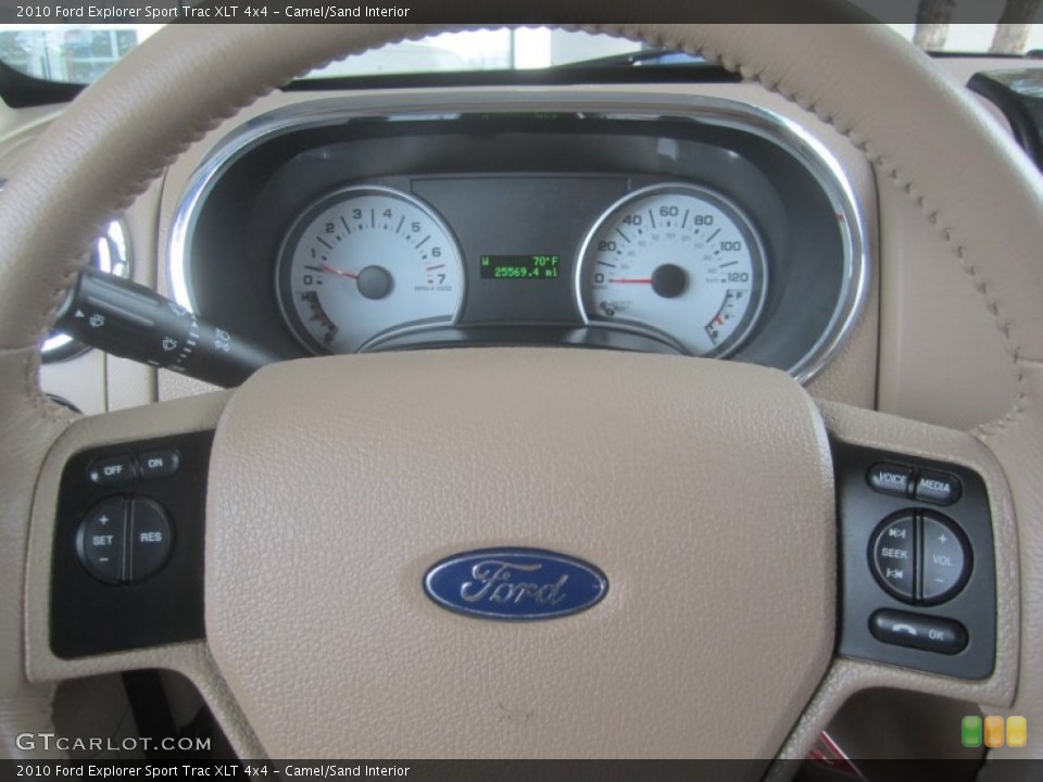 Camel/Sand Interior Steering Wheel for the 2010 Ford Explorer Sport Trac XLT 4x4 #51170319