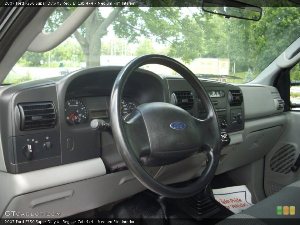 Medium Flint Interior Dashboard for the 2007 Ford F350 Super Duty XL Regular Cab 4x4 #51171351