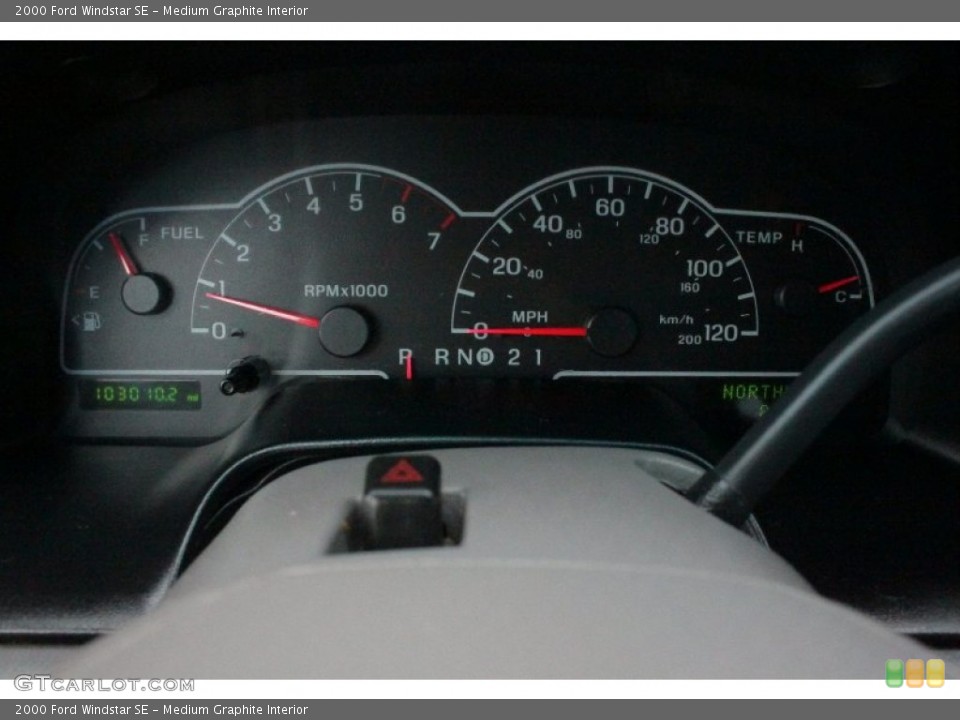Medium Graphite Interior Gauges for the 2000 Ford Windstar SE #51174315