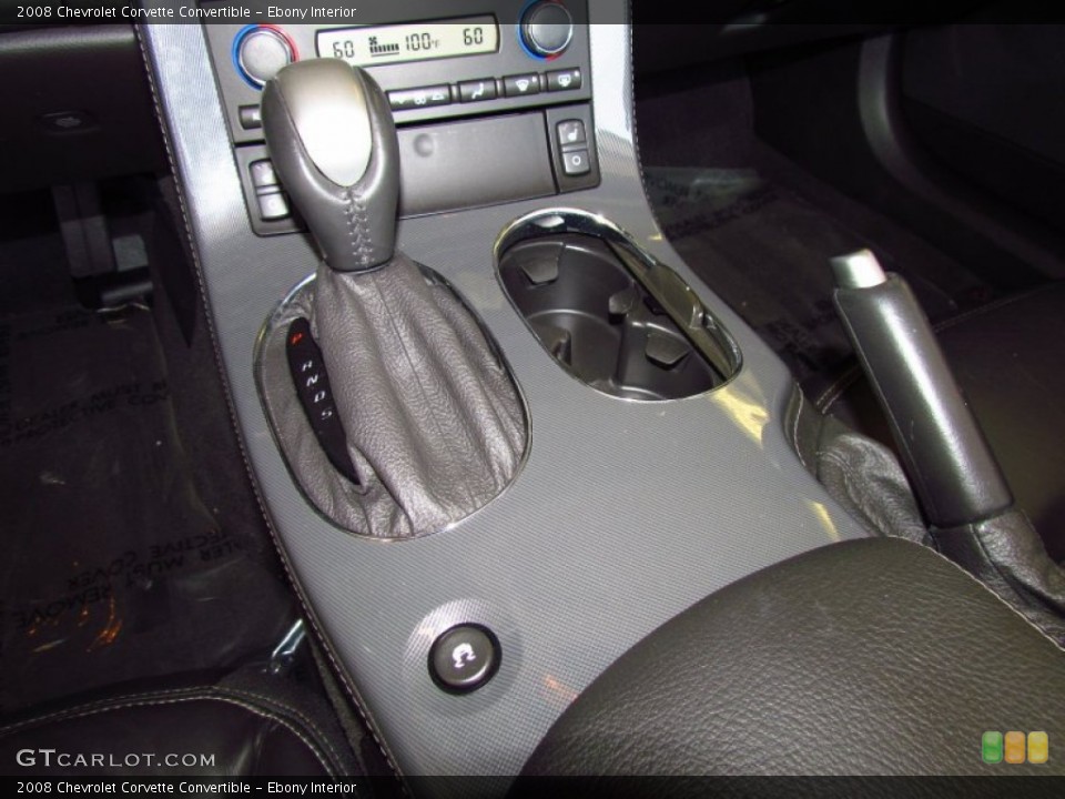 Ebony Interior Transmission for the 2008 Chevrolet Corvette Convertible #51174834