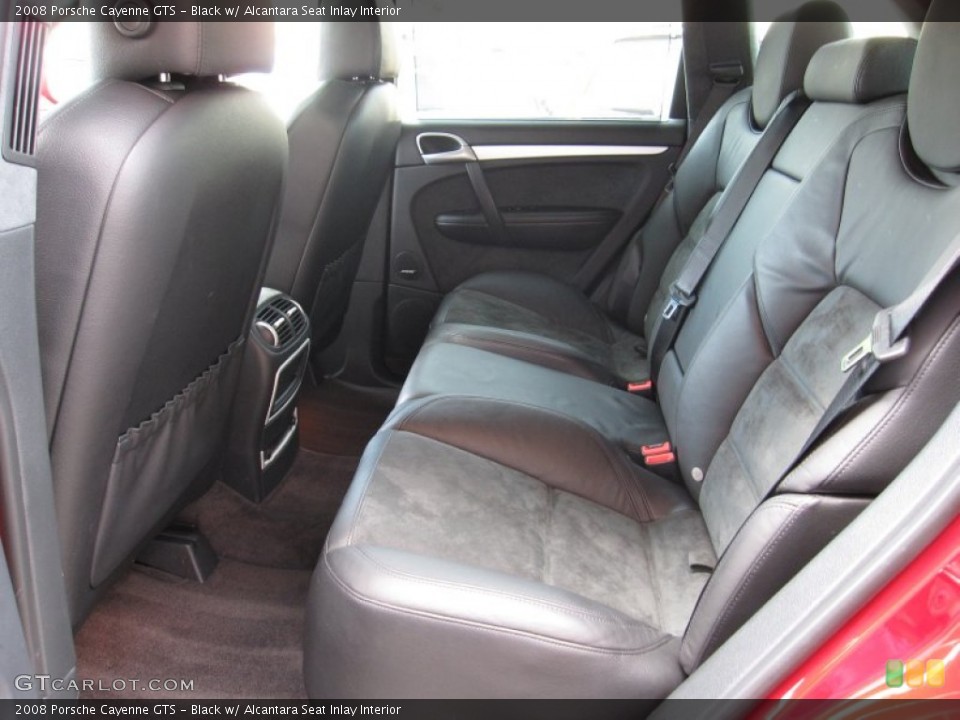 Black w/ Alcantara Seat Inlay Interior Photo for the 2008 Porsche Cayenne GTS #51178326
