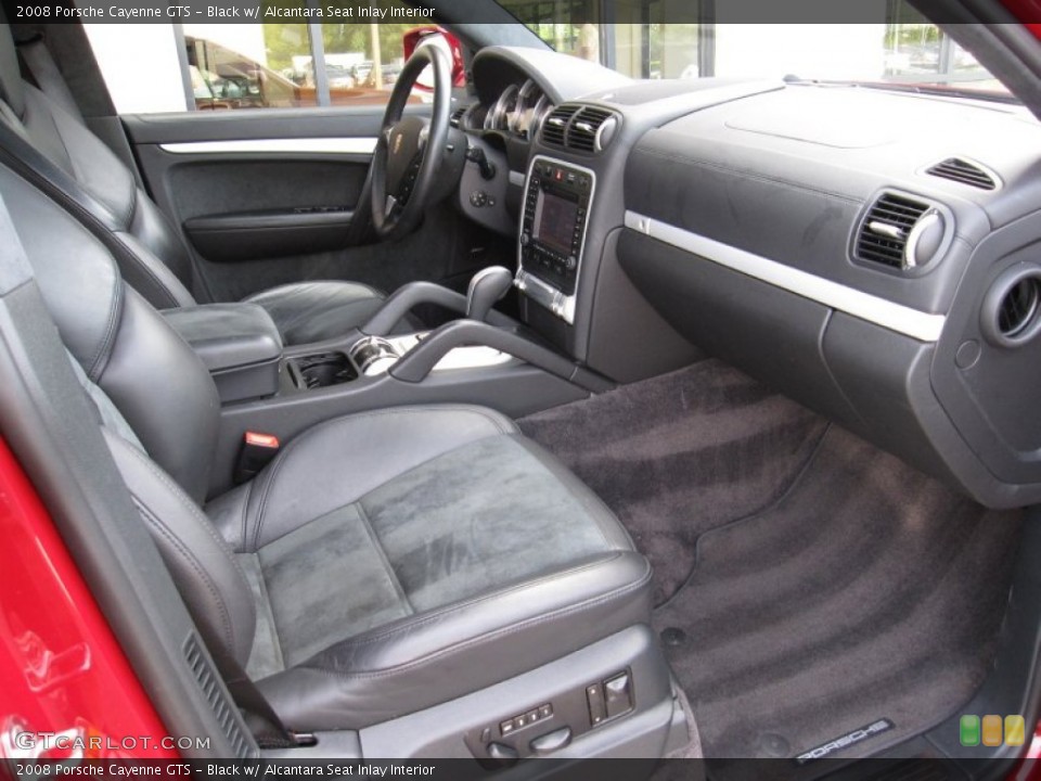 Black w/ Alcantara Seat Inlay Interior Photo for the 2008 Porsche Cayenne GTS #51178404