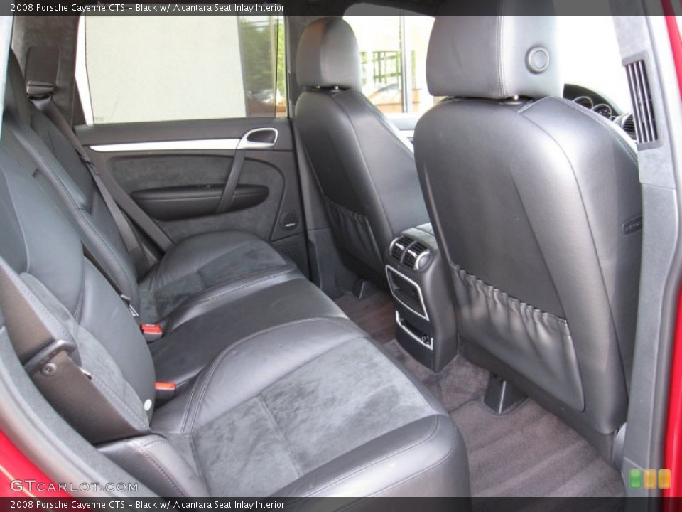 Black w/ Alcantara Seat Inlay Interior Photo for the 2008 Porsche Cayenne GTS #51178416