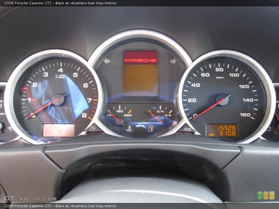 Black w/ Alcantara Seat Inlay Interior Gauges for the 2008 Porsche Cayenne GTS #51178572
