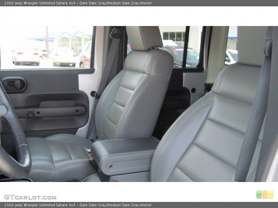 Dark Slate Gray/Medium Slate Gray Interior Photo for the 2009 Jeep Wrangler Unlimited Sahara 4x4 #51181938