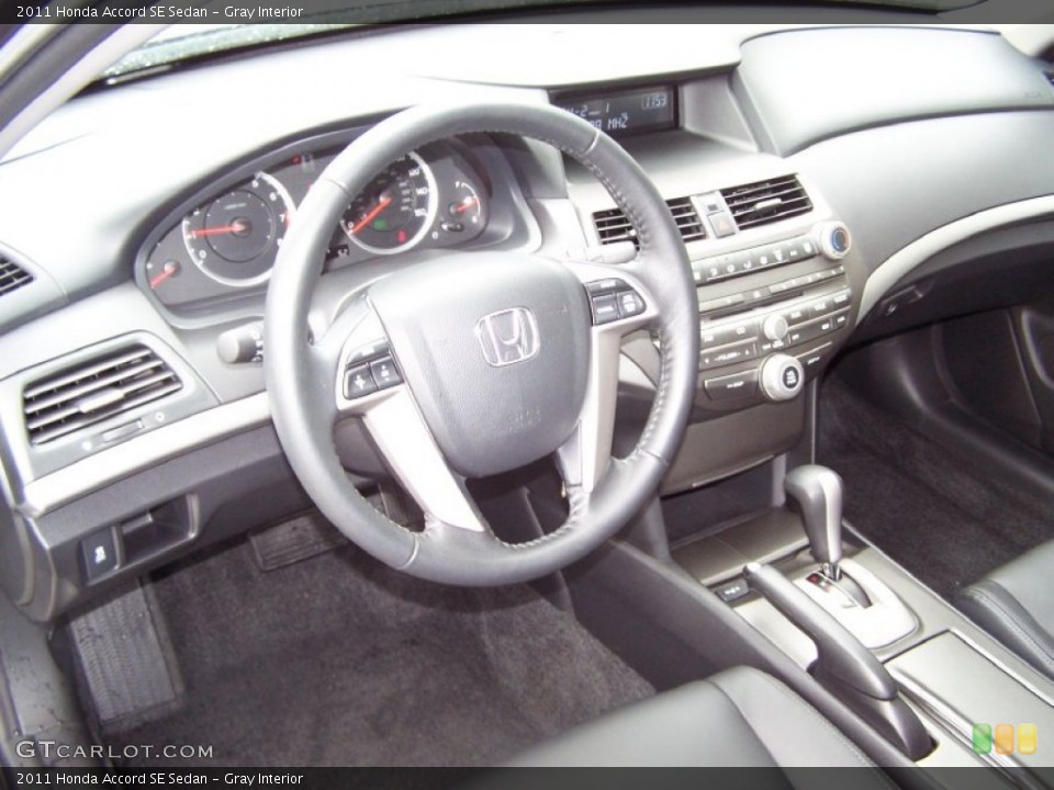 Gray Interior Dashboard for the 2011 Honda Accord SE Sedan #51184152