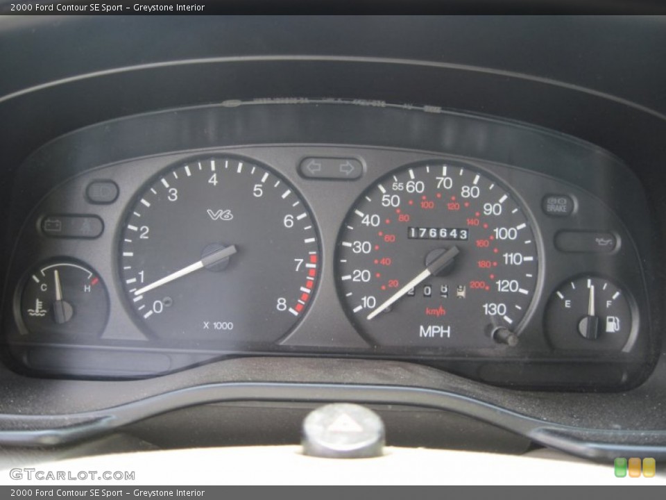 Greystone Interior Gauges for the 2000 Ford Contour SE Sport #51187311