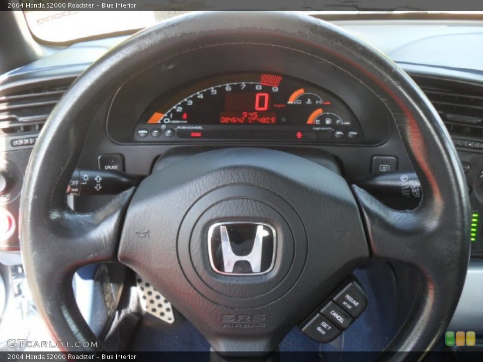 Blue Interior Steering Wheel for the 2004 Honda S2000 Roadster #51187662
