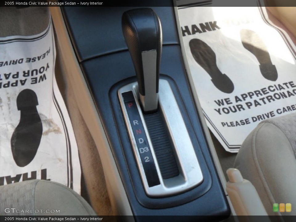 Ivory Interior Transmission for the 2005 Honda Civic Value Package Sedan #51187878
