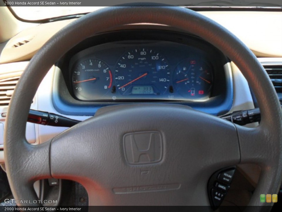 Ivory Interior Steering Wheel for the 2000 Honda Accord SE Sedan #51187965