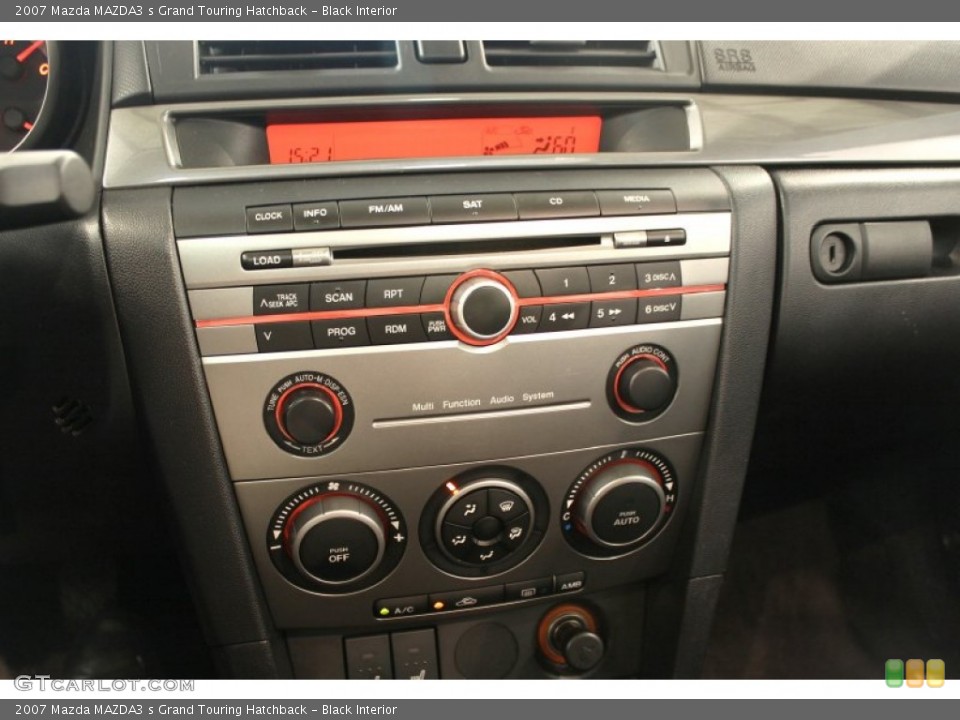 Black Interior Controls for the 2007 Mazda MAZDA3 s Grand Touring Hatchback #51188190