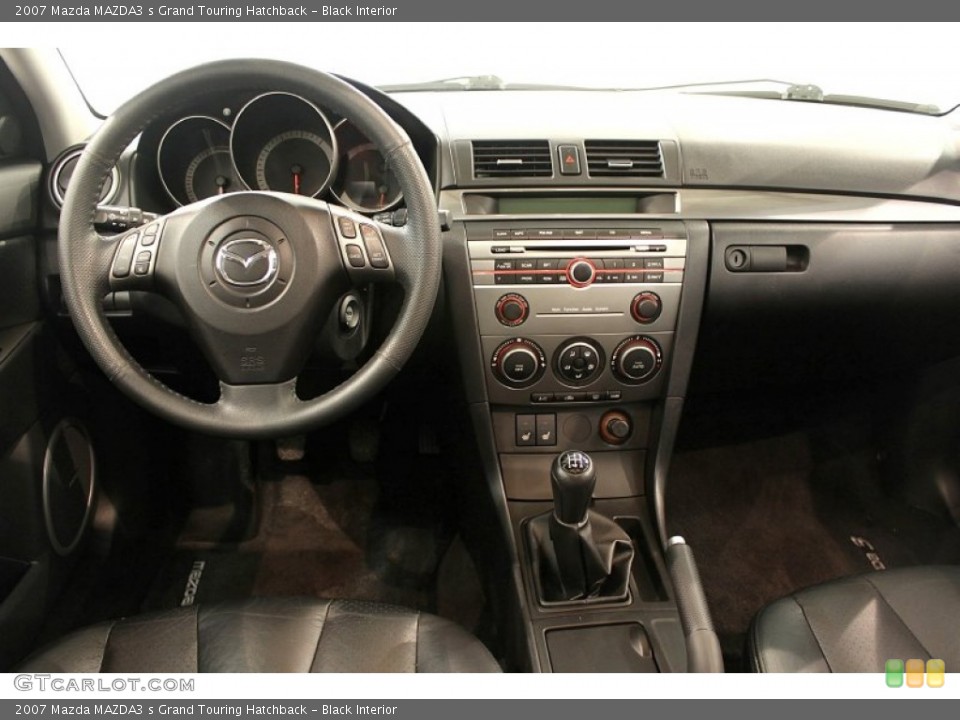 Black Interior Dashboard for the 2007 Mazda MAZDA3 s Grand Touring Hatchback #51188208