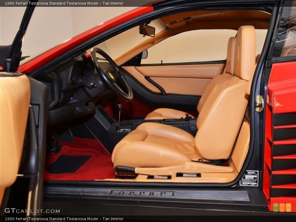 Tan Interior Photo for the 1990 Ferrari Testarossa  #51190102