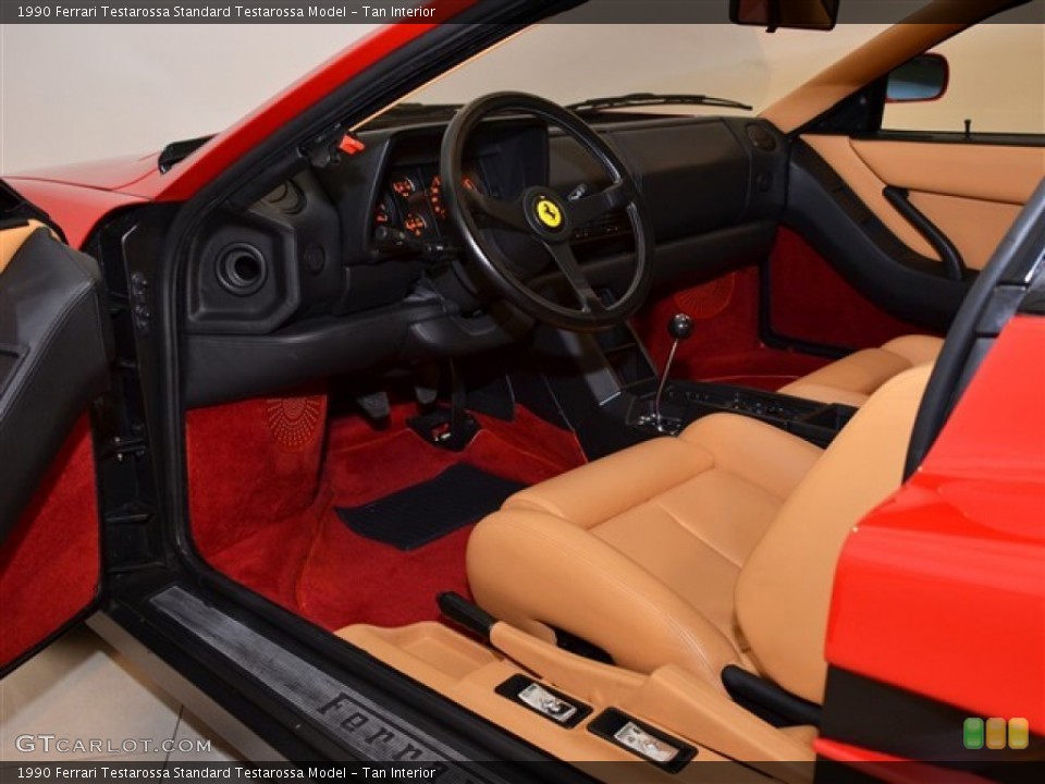 Tan Interior Photo for the 1990 Ferrari Testarossa  #51190117