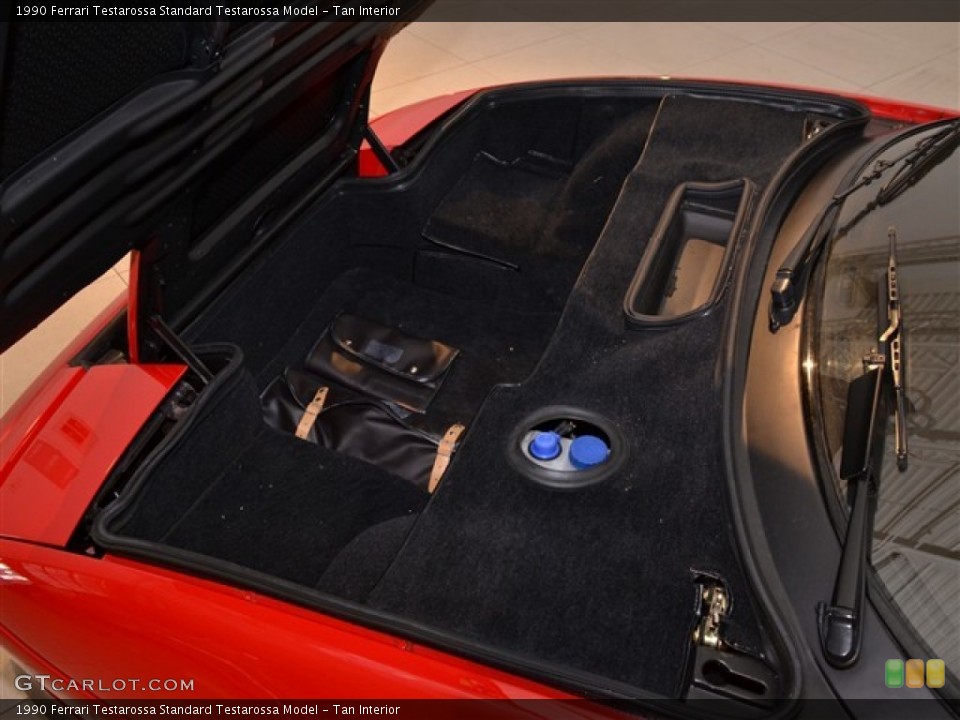Tan Interior Trunk for the 1990 Ferrari Testarossa  #51190213