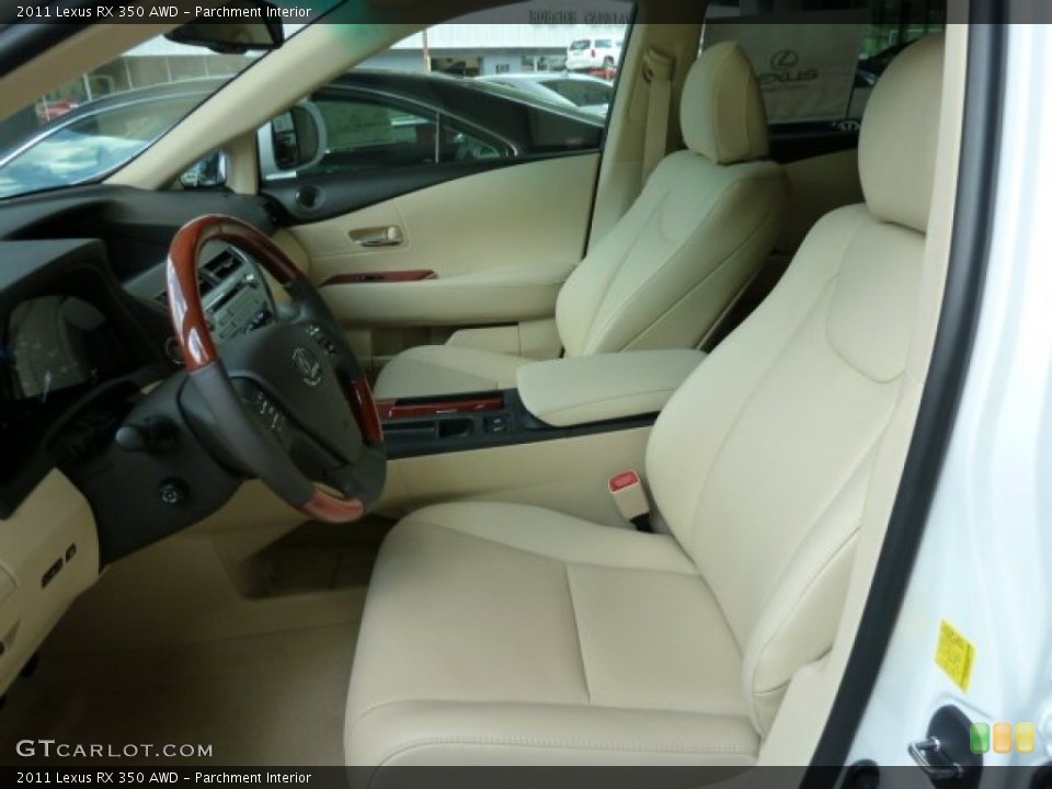 Parchment Interior Photo for the 2011 Lexus RX 350 AWD #51190402