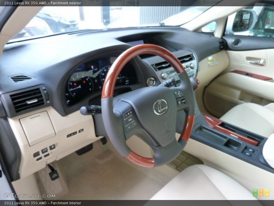 Parchment Interior Photo for the 2011 Lexus RX 350 AWD #51190510