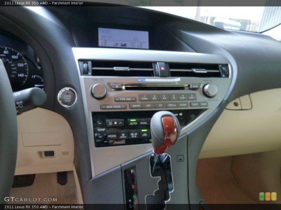 Parchment Interior Controls for the 2011 Lexus RX 350 AWD #51190525