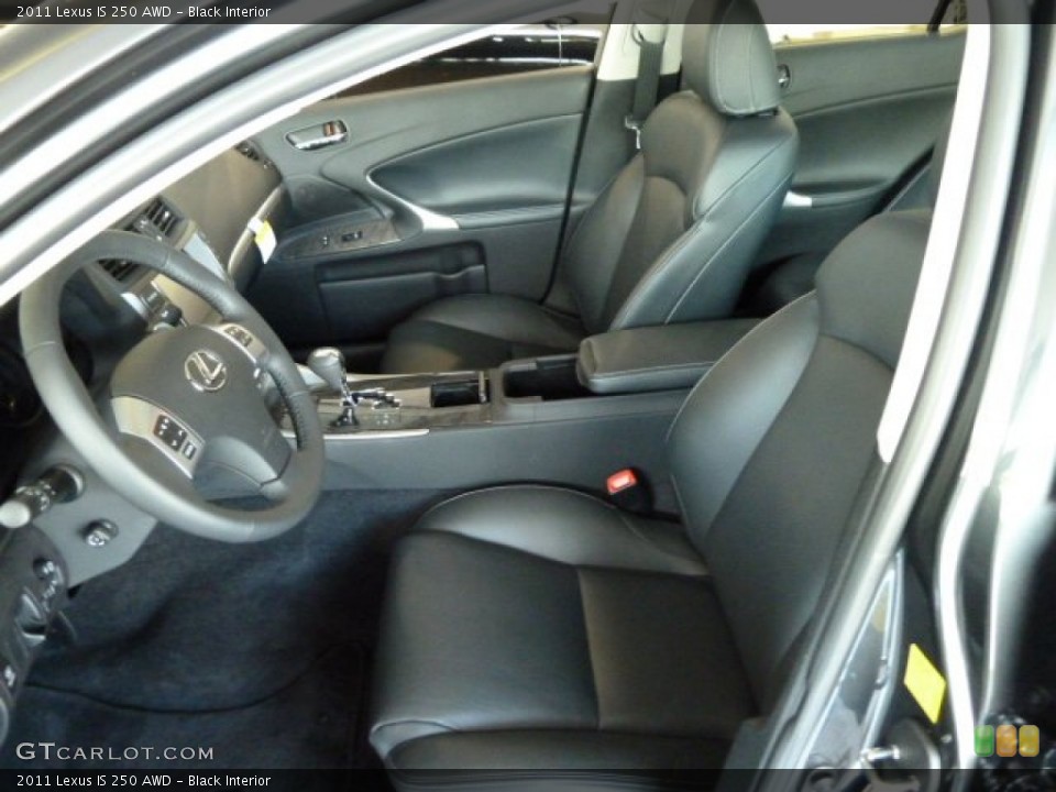 Black Interior Photo for the 2011 Lexus IS 250 AWD #51190684