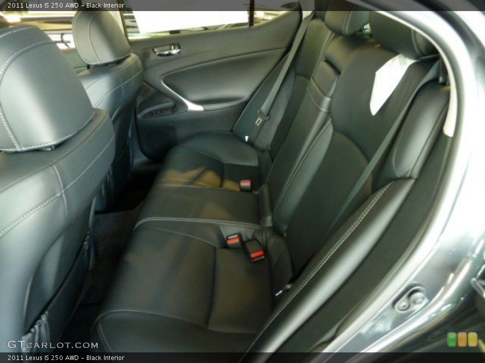 Black Interior Photo for the 2011 Lexus IS 250 AWD #51190696