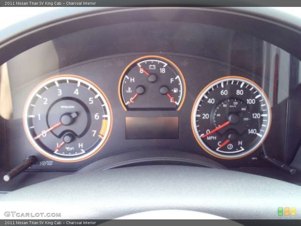 Charcoal Interior Gauges for the 2011 Nissan Titan SV King Cab #51191008