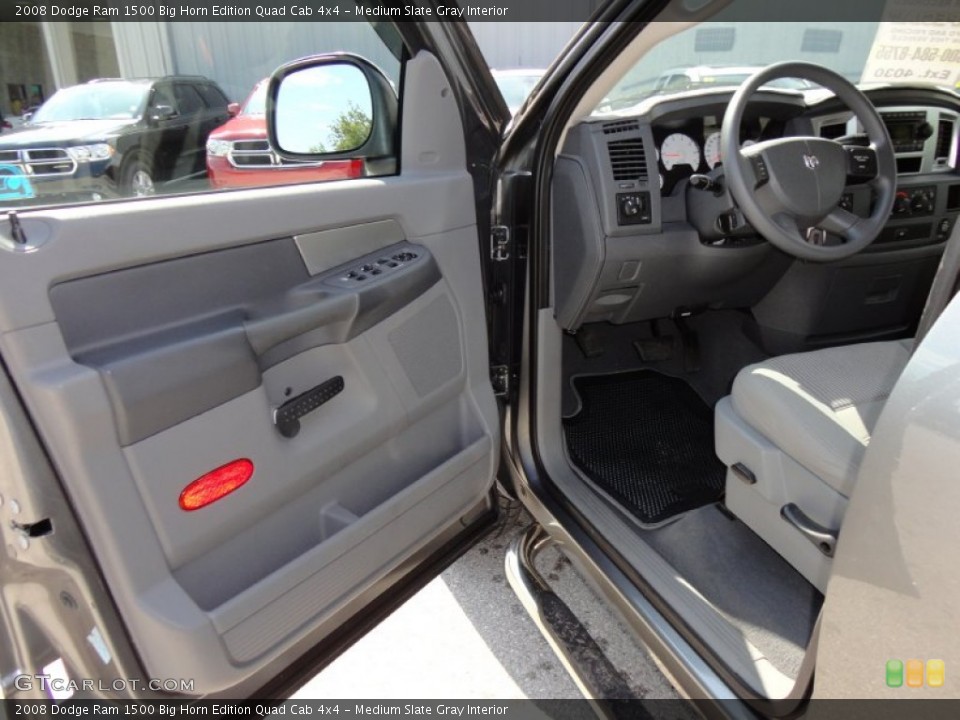 Medium Slate Gray Interior Photo for the 2008 Dodge Ram 1500 Big Horn Edition Quad Cab 4x4 #51192097