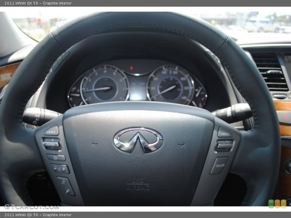 Graphite Interior Steering Wheel for the 2011 Infiniti QX 56 #51192502