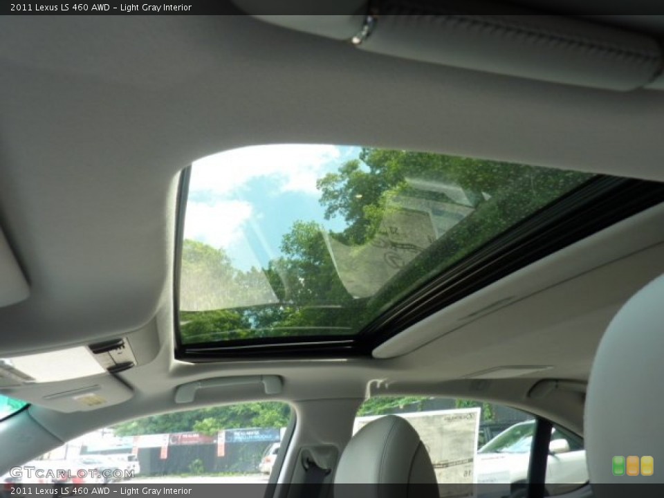 Light Gray Interior Sunroof for the 2011 Lexus LS 460 AWD #51192745