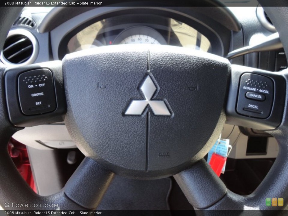 Slate Interior Steering Wheel for the 2008 Mitsubishi Raider LS Extended Cab #51193462