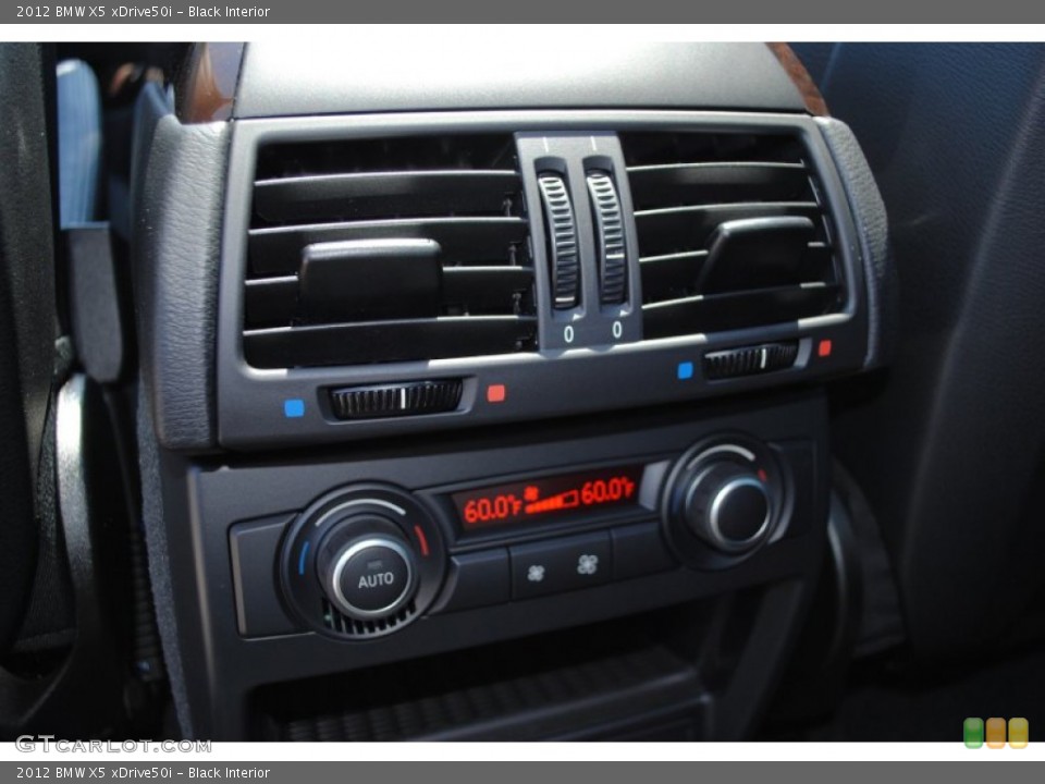 Black Interior Controls for the 2012 BMW X5 xDrive50i #51194155