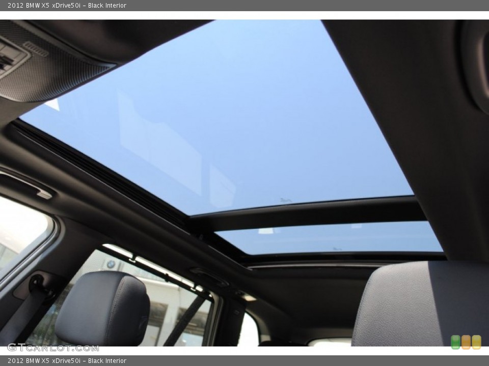 Black Interior Sunroof for the 2012 BMW X5 xDrive50i #51194167