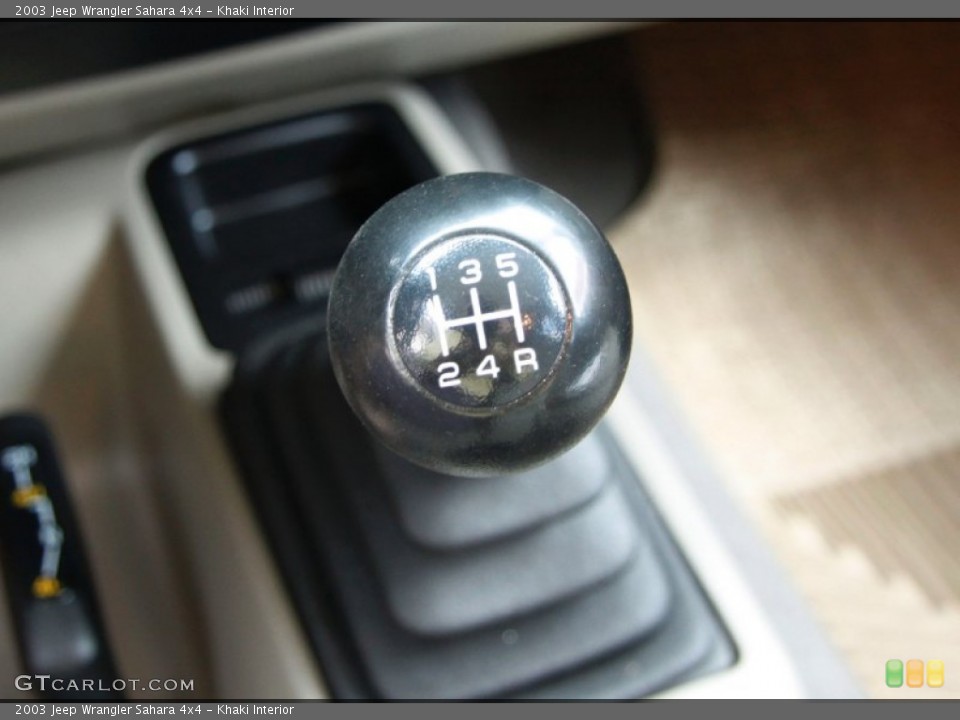Khaki Interior Transmission for the 2003 Jeep Wrangler Sahara 4x4 #51194326